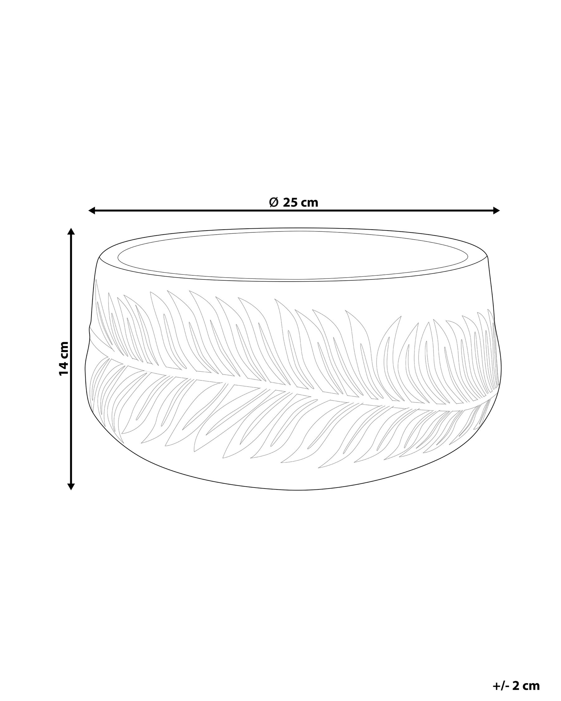 Blomkruka FTERO 25 cm Off-White_872043