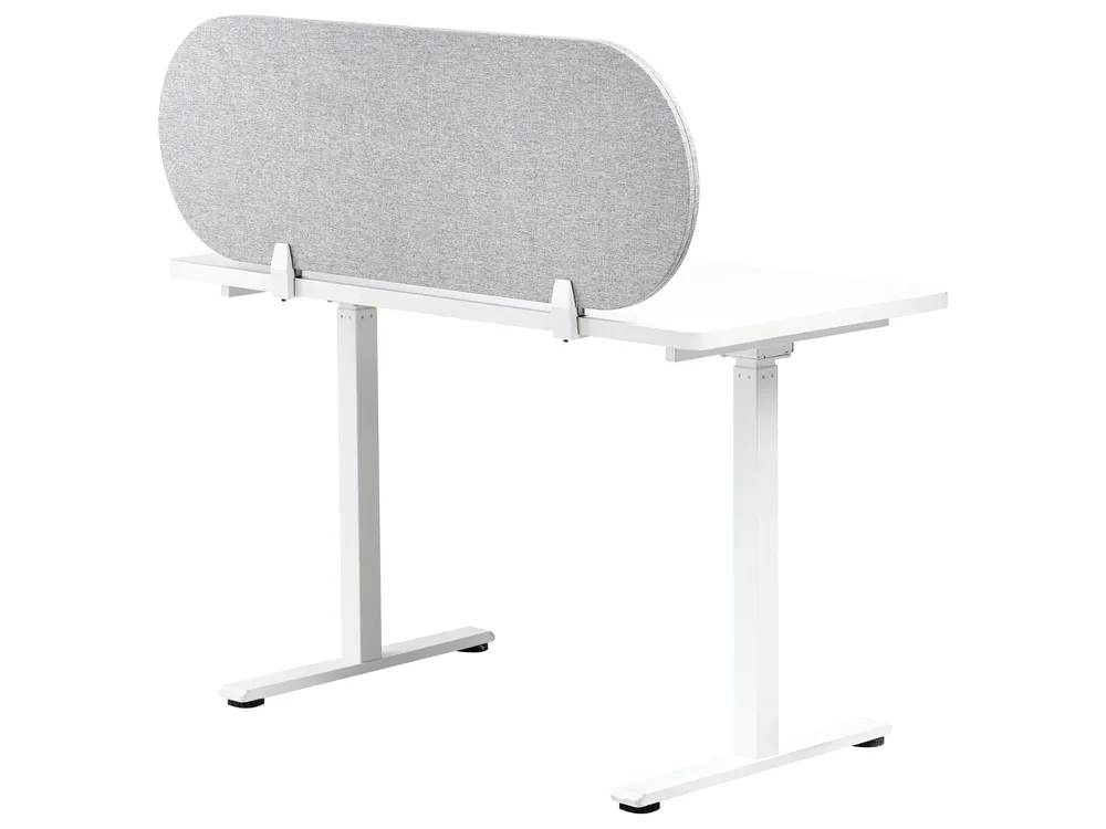 Skiljevägg för skrivbord SPARKY 120 x 40 cm Ljusgrå_1015318