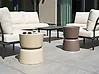 Sett med 2 sidebord ATACAMA 32/40 cm 32/40 cm Brun Beige