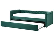 Trundle Bed Fabric LIBOURNE 90 x 200 cm (EU Single) Dark Green_742631
