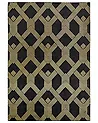 Rug VEKSE Black 160 x 230 cm Viscose