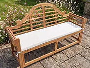 Sittdyna för bänk MARLBORO 151 x 46 cm Off-White_1133140