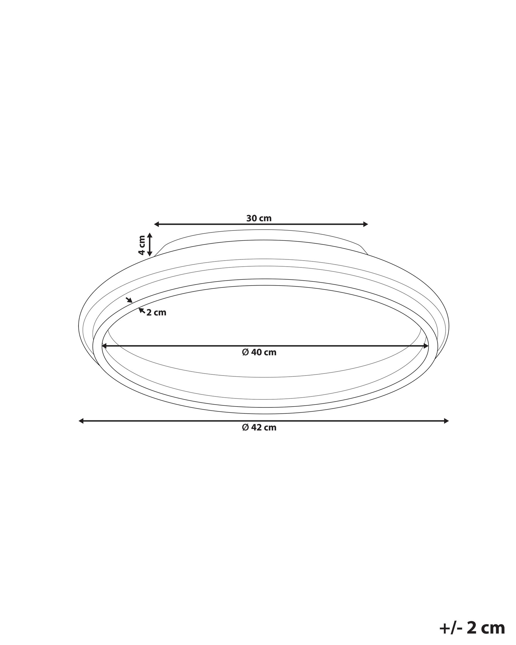 LED Ceiling Lamp TAPING Metal Gold_824909