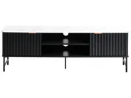 TV Stand GLASTONBURY Marble/ Black_972579