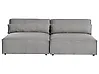 Modular Sofa 2 Seater HELLNAR Fabric Grey