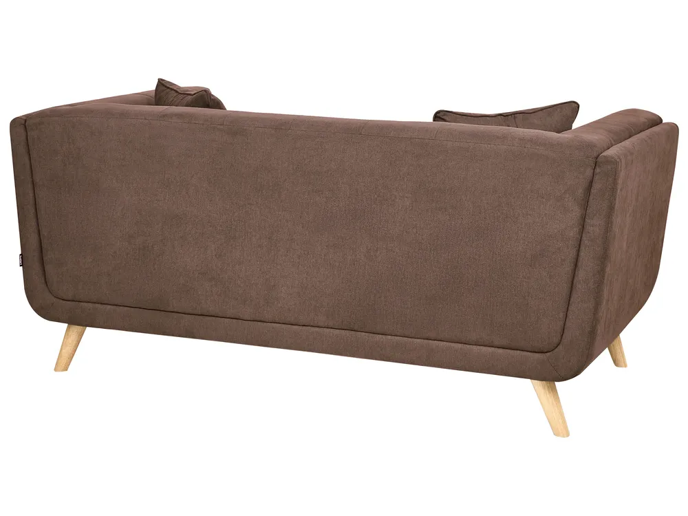 Soffa 2-sits HABO med fotpall Mörkbrun_1077320
