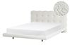 Bed Boucle SOULISSE 140 x 200 cm (EU Double) Off-White