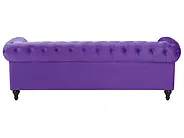 Sohva 3-istuttava CHESTERFIELD Sametti Violetti_705644