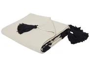 Blanket SEDIO Cotton 125 x 150 cm White_908411