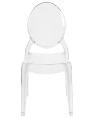 Set of 4 Dining Chairs MERTON Transparent_868878