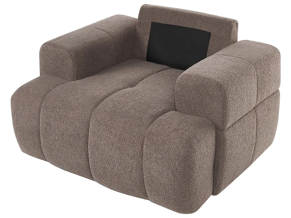 Sofagruppe 5-seters NARILLA Bouclé Gråbrun_1165077