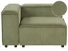 Corner Seat ARDAL Corduroy Green Right Hand
