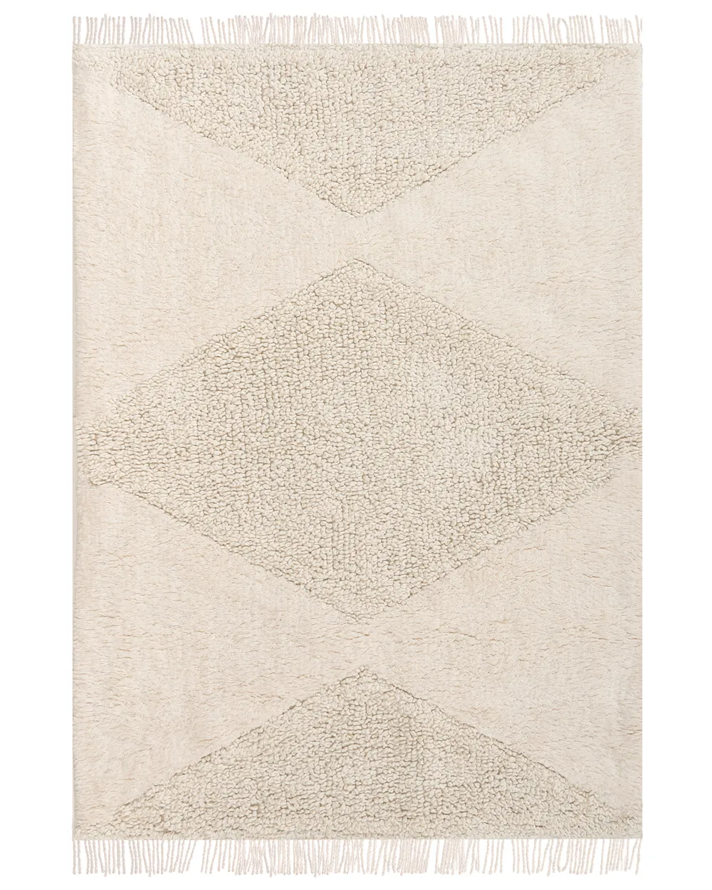 Kids Rug KHONOMA Beige 160 x 230 cm Cotton