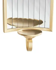 Wall Candle Holder SOBREDA 41 cm Metal Gold_968360