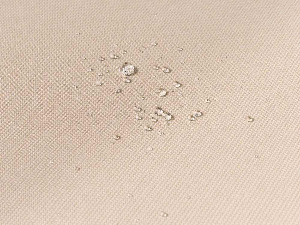 Trädgårdssoffgrupp med bord 5-sits MURATO Metall Beige_1023521