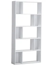 5 Tier Bookcase ORILLA 174 cm White_708068