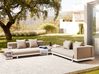 Garden Corner Sofa with Table 5 Seater MISSANELLO Beige