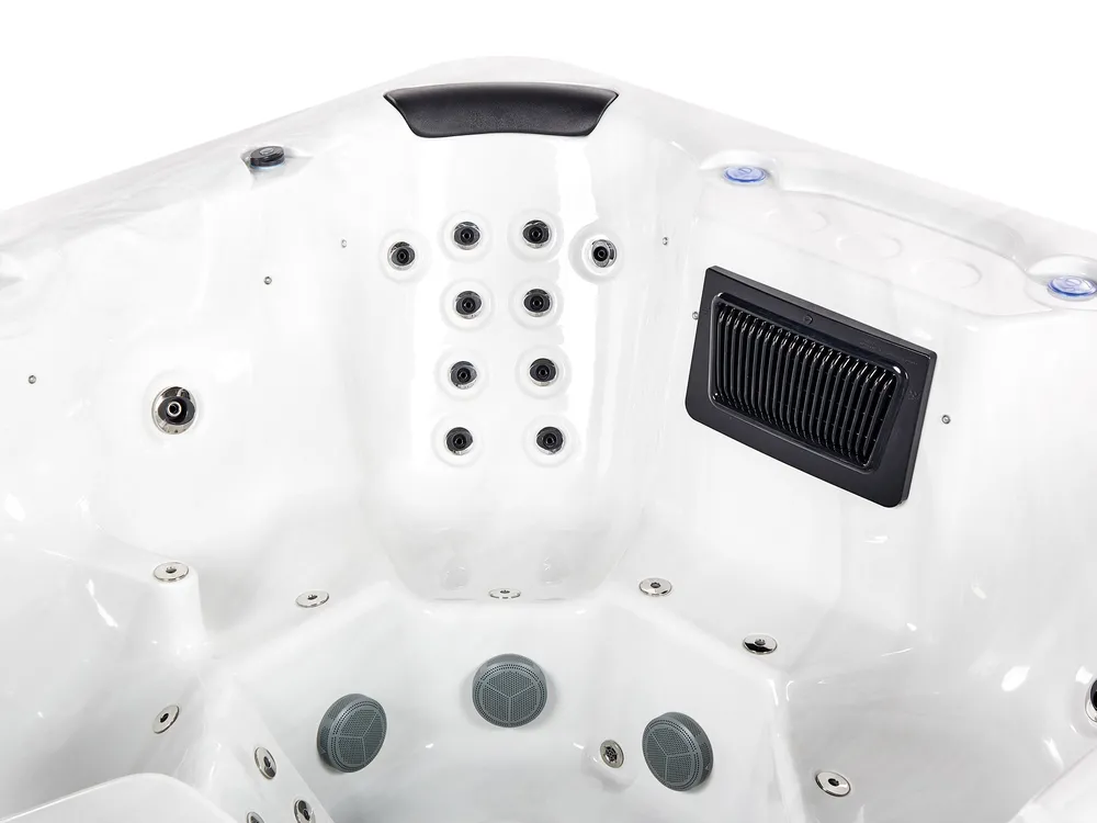Outdoor Hot Tub with LED VILLARRICA White_965306