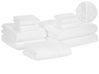 Set of 9 Towels ATAI Cotton White
