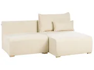 Modular Corner Sofa NERBO Boucle Off-White Left Hand_1033947