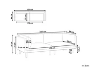 Sofa 3 Seater VORGOD Boucle Off-White_997109