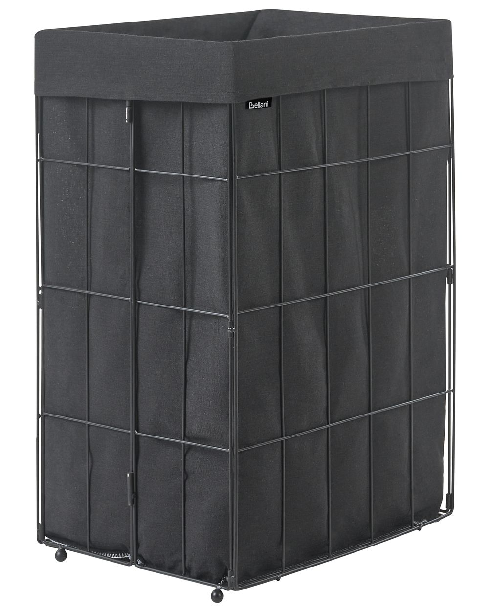 Laundry Basket CULPINA Metal Black 72 L