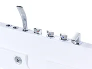 Corner Hot Tub with LED POZUELOS 1700 x 900 mm White_1033640
