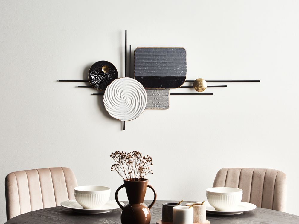 Wall Decor OVAR Metal 50 cm Grey