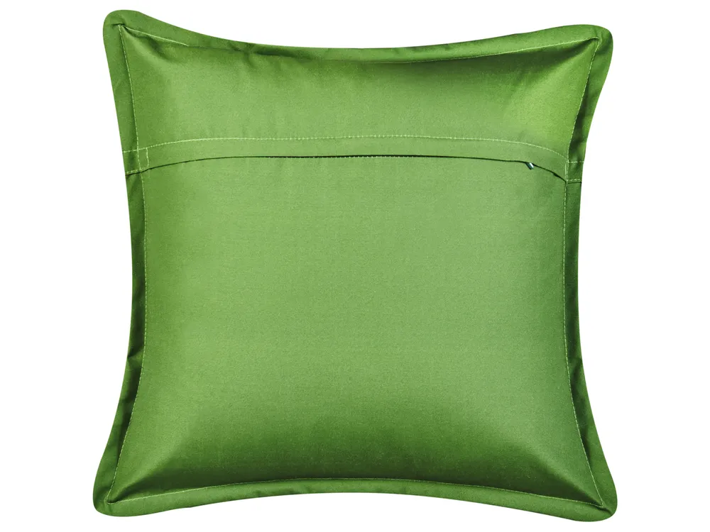 Set of 3 Outdoor Cushions SEASIDE Plant Pattern Green_979668