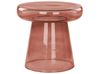Side Table CALDERA Glass Red