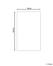 Kids Rug BRICKY White 90 x 130 cm Cotton_1107992