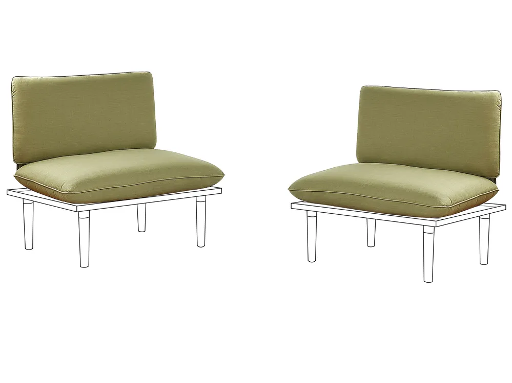 Outdoor Cushion Cover Set FRASCATI  Olive Green