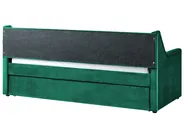 Trundle Bed Velvet MONTARGIS 90 x 200 cm (EU Single) Emerald Green_827015