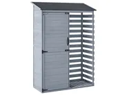 Tool Shed CENGIO 130 cm 57 cm Fir Wood Grey_1015044
