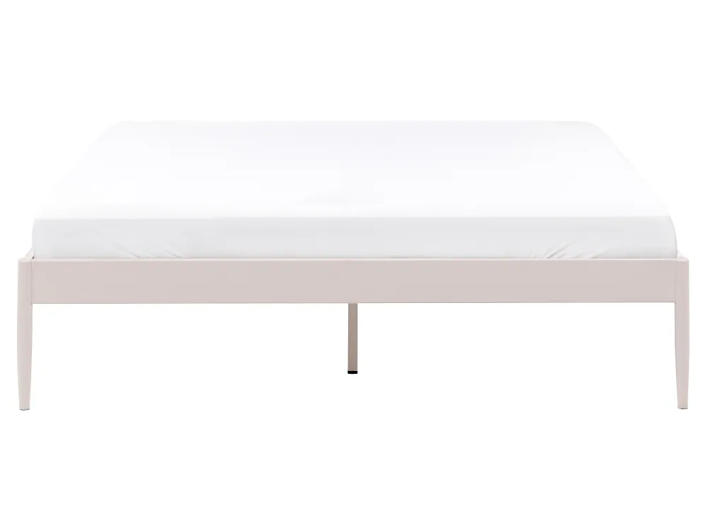 Sänky Metalli VAURS 160 x 200 cm Vaaleanbeige_1165420