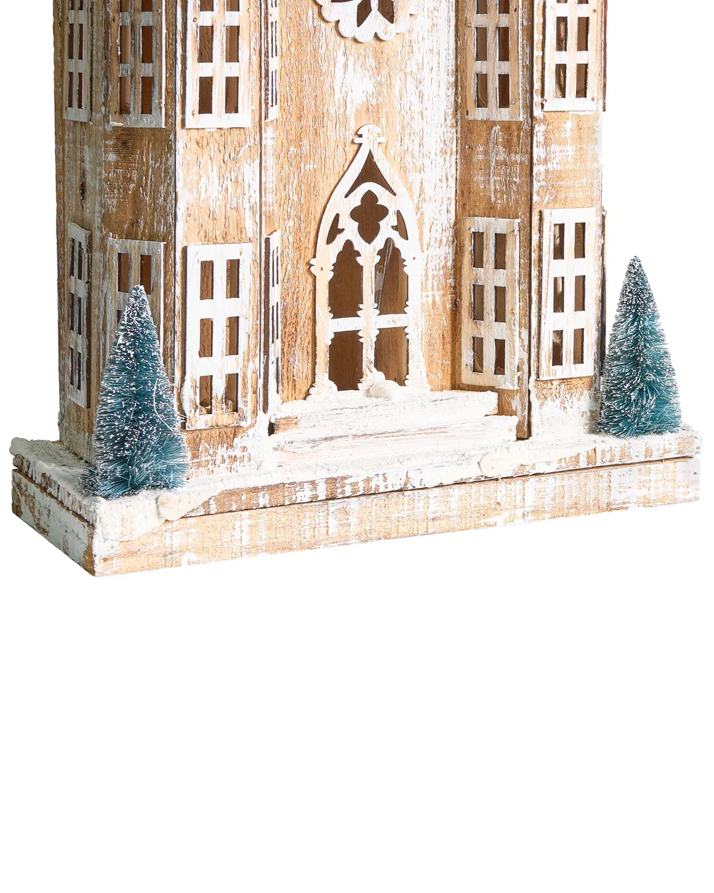 Christmas Decoration LED UNARI 50 cm House Light Brown_1027875
