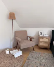 Fåtölj EVJE Konstlinne Beige_1160768