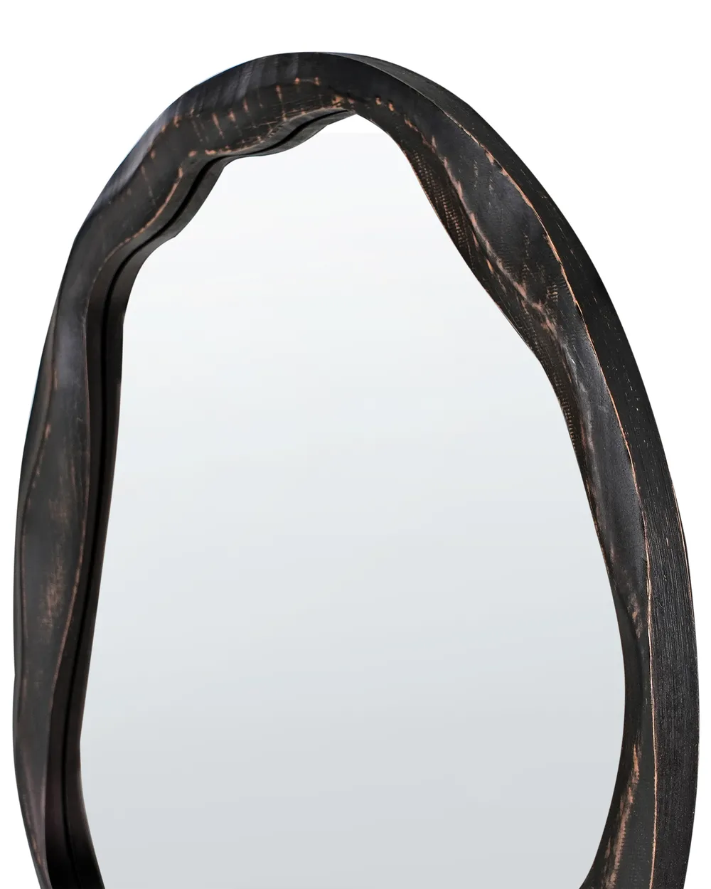 Väggspegel LANGON 60 cm 60 cm Furu Mörkbrun_1003377