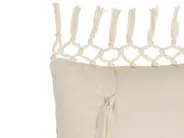 Set of 2 Decorative Cushions CALTHA 30 x 50 cm Cotton Beige Abstract Pattern_888180