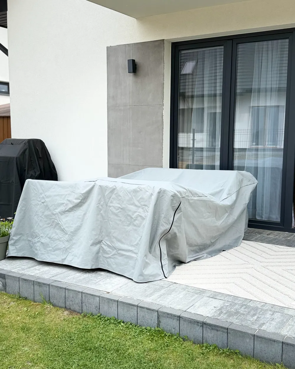 Rain Cover CHUVA 200 cm 185 cm 75 cm Grey_1076714