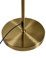LED Floor Lamp NITH with Dimmer Glass Brown_1102751
