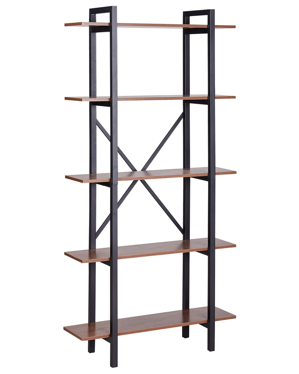 Hyllykkö 5 tasoa DARBY 180 cm Tummanruskea