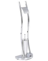 Toilet Roll and Brush Holder SOACHA Metal Silver_821905