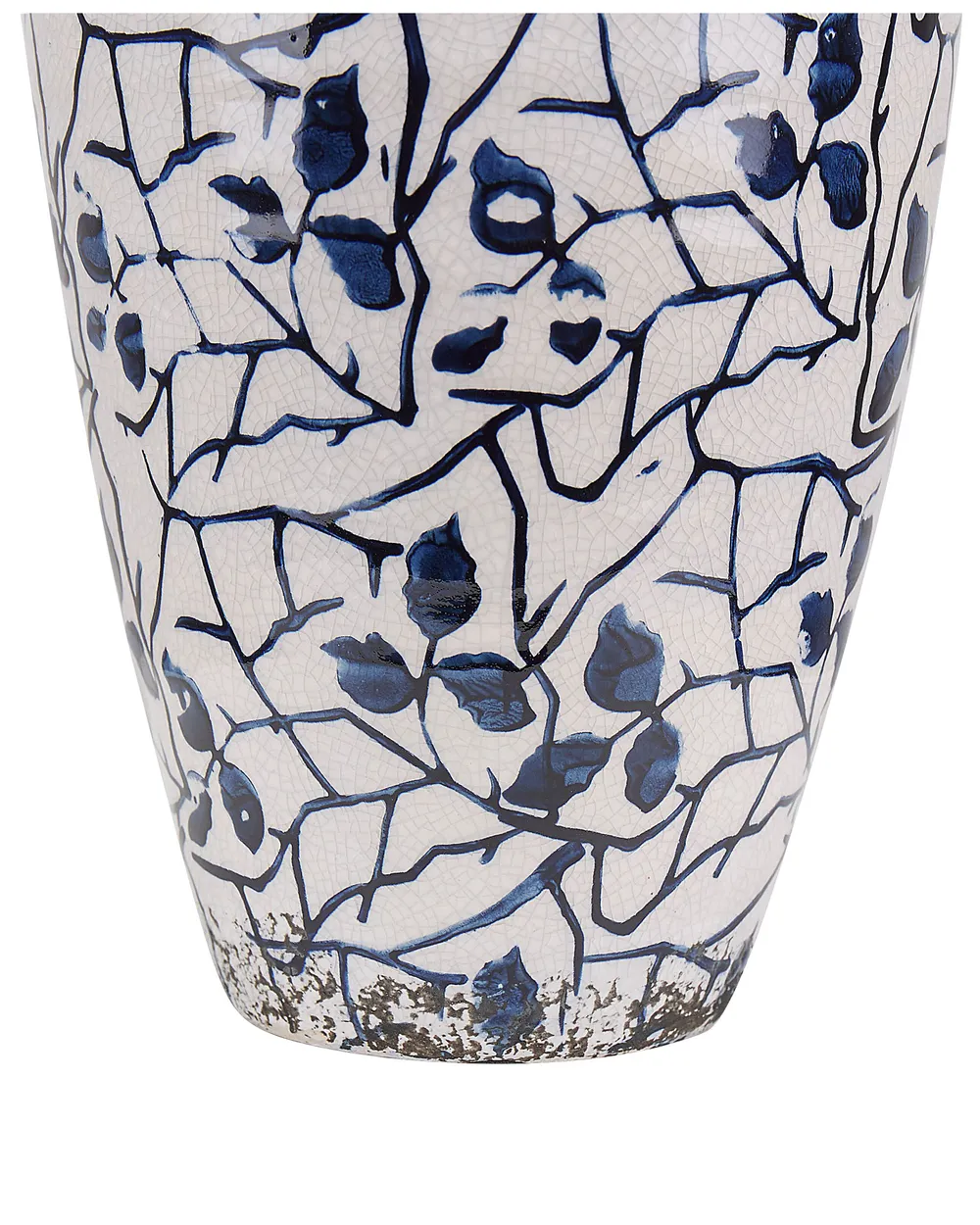 Flower Vase MALLIA 20 cm Stoneware White_810738