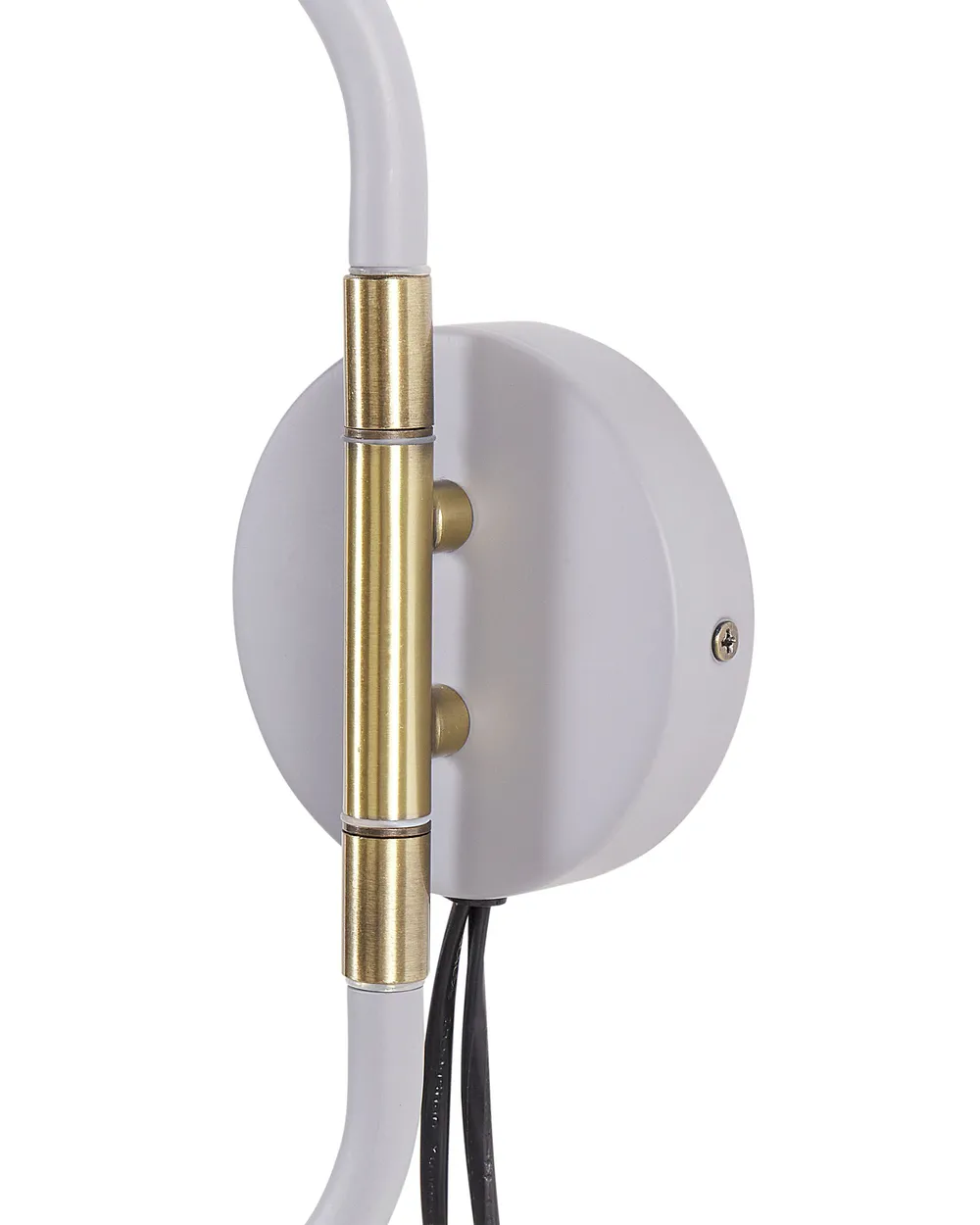 Vägglampa ESTRELLA Justerbar Metall Ljusgrå_882777