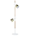 Golvlampa OWENS Justerbar Ask Vit