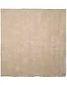 Korkeanukkainen matto DEMRE Beige 200 x 200 cm