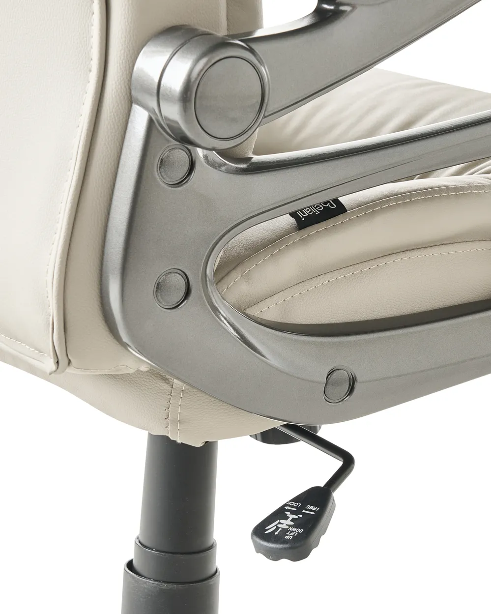 Executive Chair GALLANT Faux Leather Beige_990363
