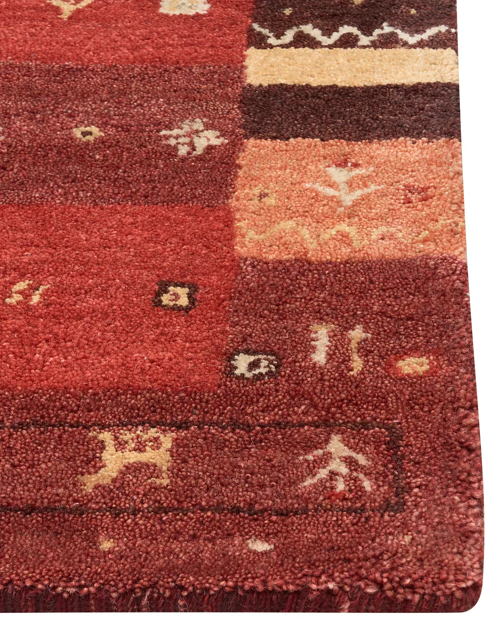 Rug SINANLI Multicolour 140 x 200 cm Gabbeh Wool_855911
