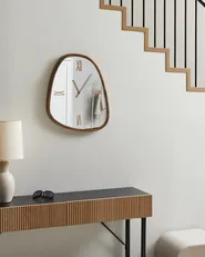 Wall Clock CASTALLA 45 cm Dark Brown_1032653